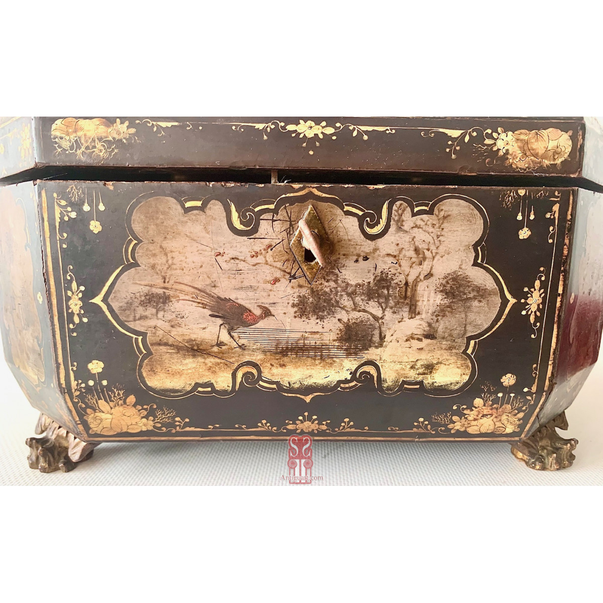 Caja para el the, China, siglo XIX.