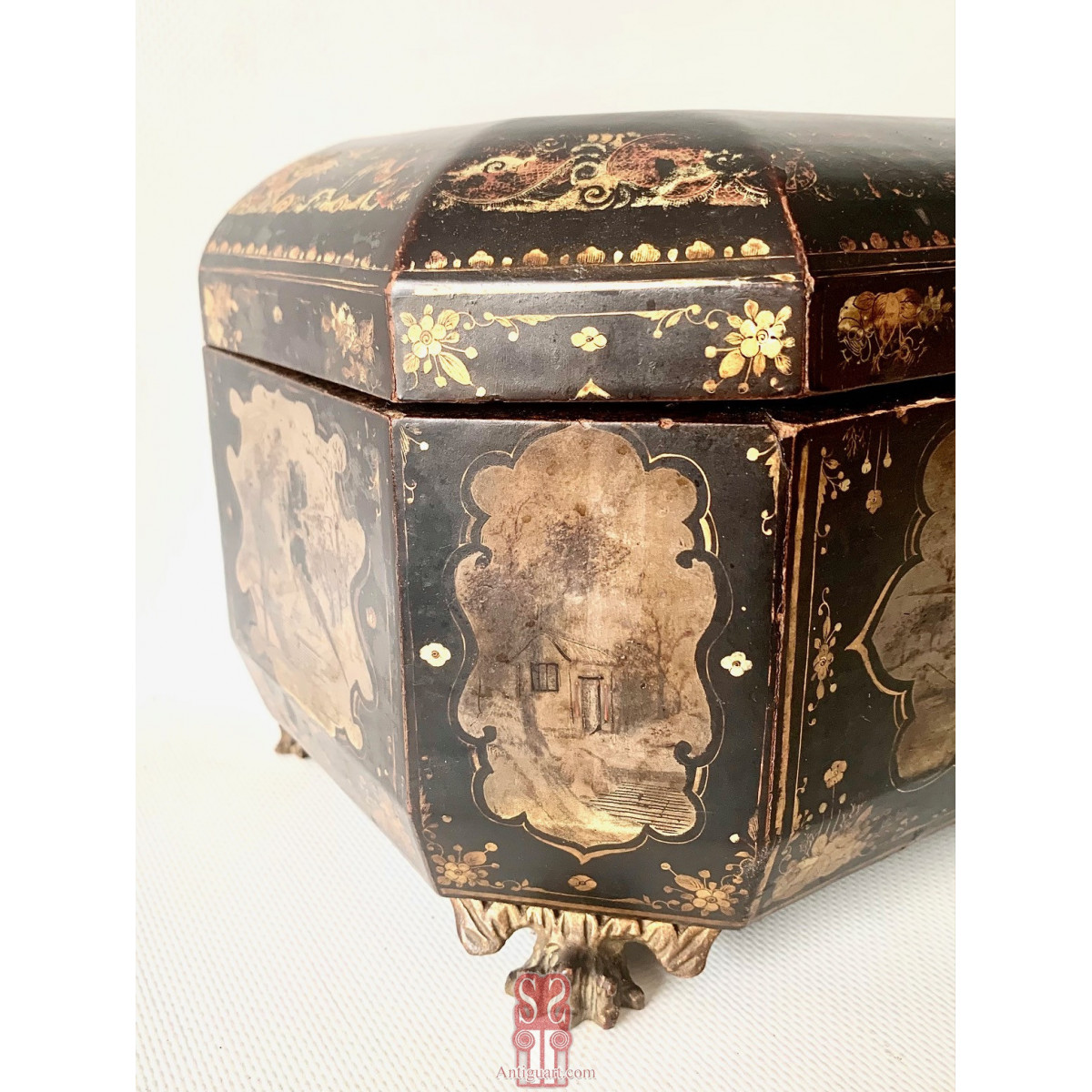 Caja para el the, China, siglo XIX.