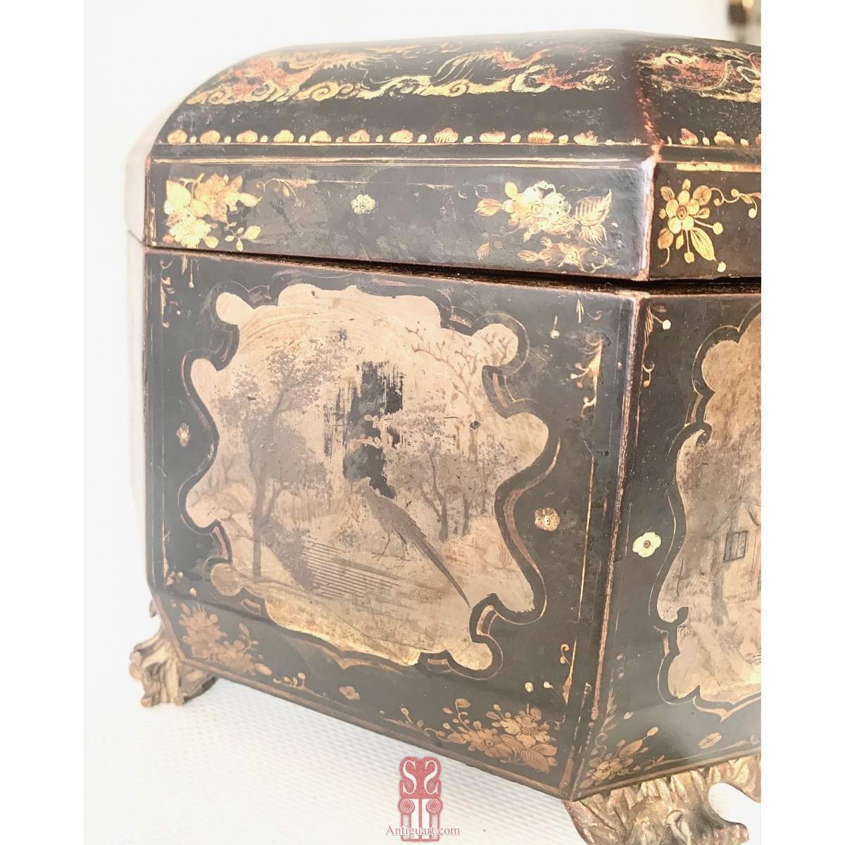 Caja para el the, China, siglo XIX.