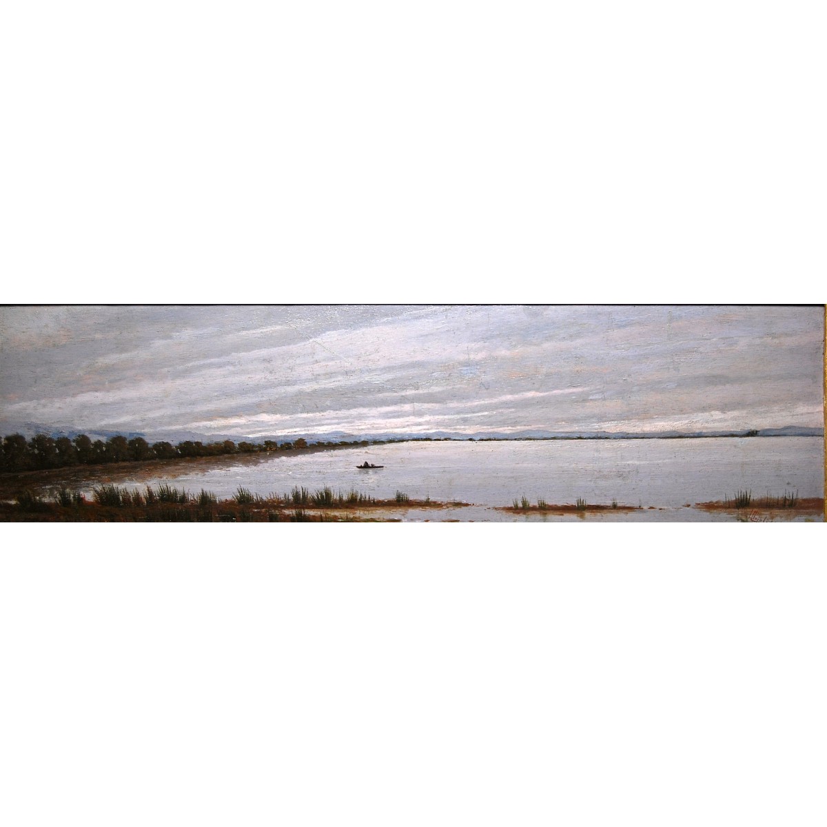 Óleo sobre tabla, del siglo XIX.