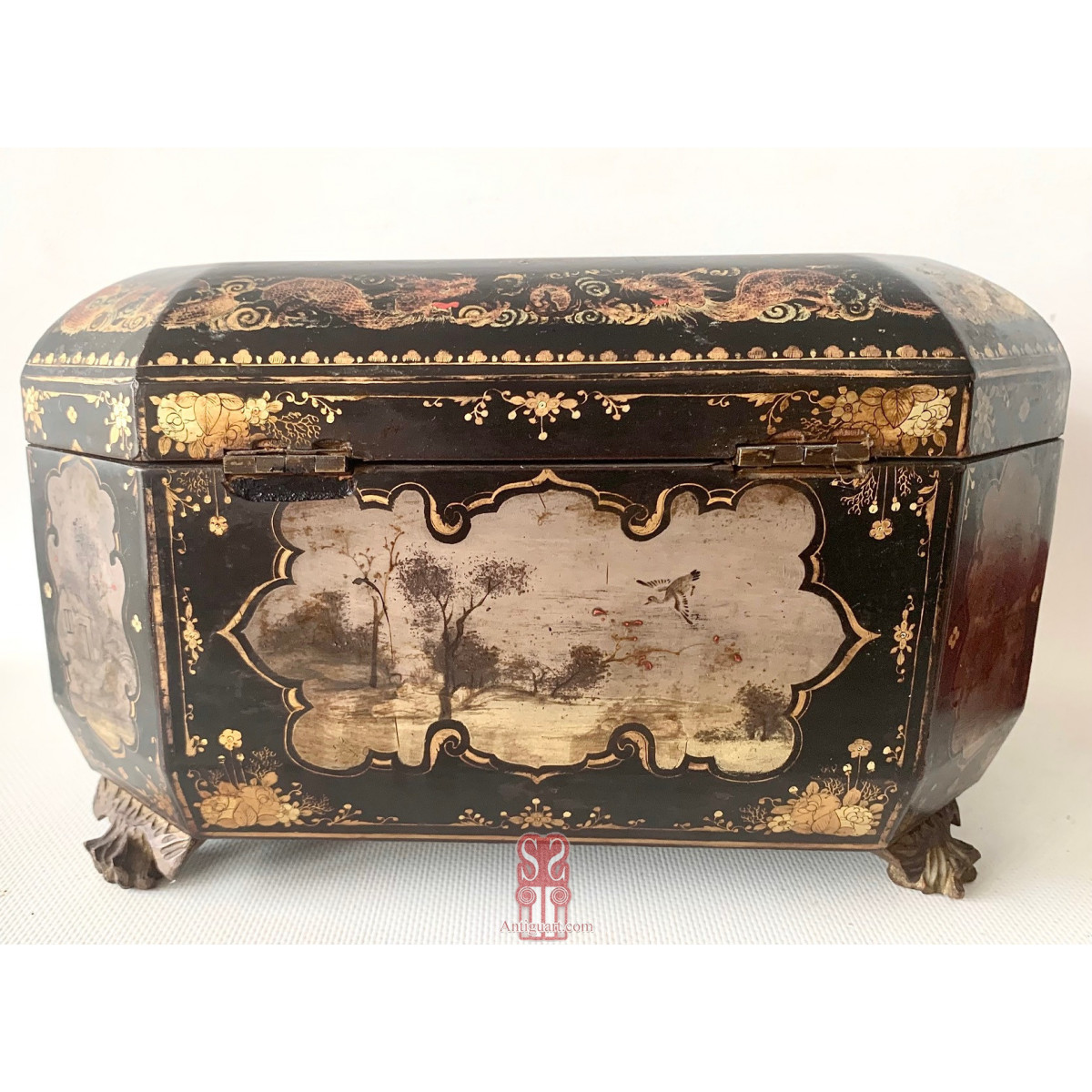 Caja para el the, China, siglo XIX.