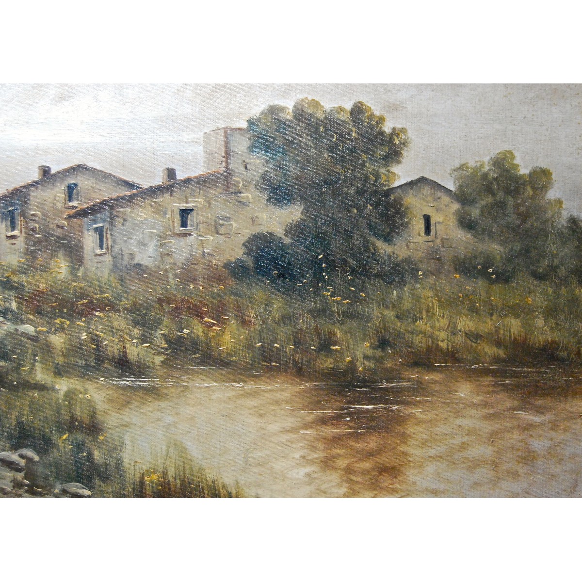 Félix Urgellés de Tovar, paisaje con figura.