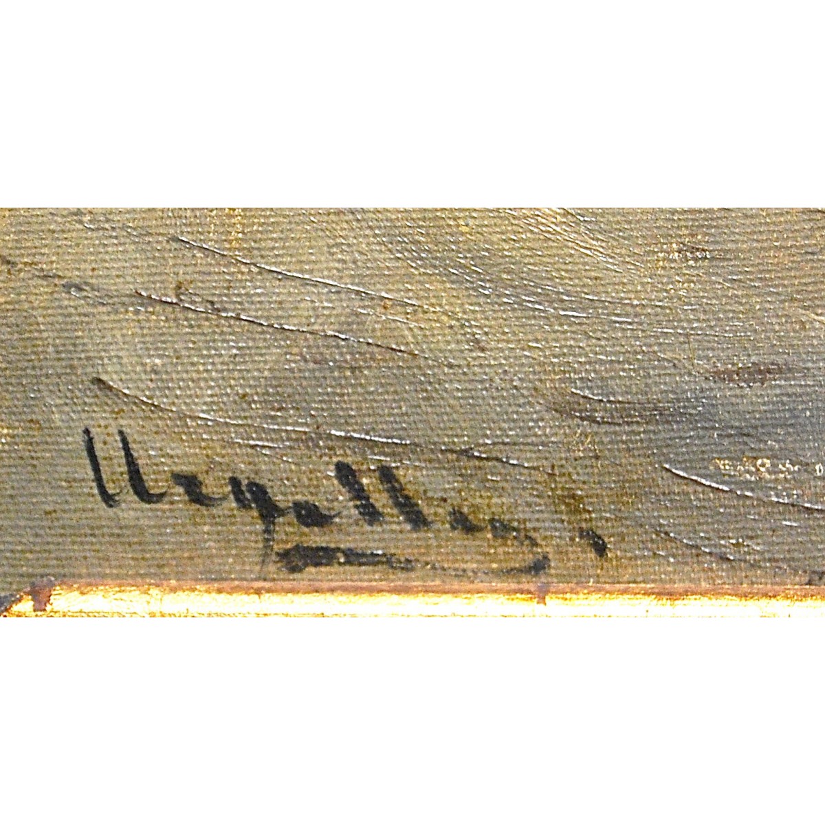 Félix Urgellés de Tovar, paisaje con figura.