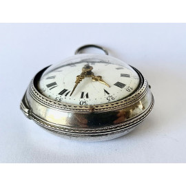 Orologio da tasca d’argento, XVIII secolo, Londra  2