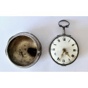 Orologio da tasca d’argento, XVIII secolo, Londra 