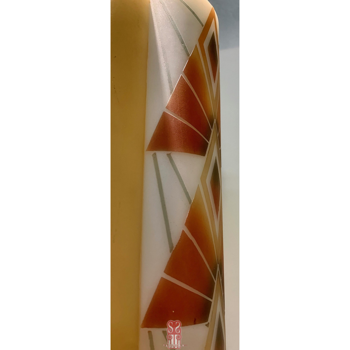 Lámpara colgante decó, años 20-30.