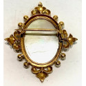 Broche de oro 18k. Principios Siglo XX.
