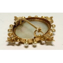 Broche de oro 18k. Principios Siglo XX.