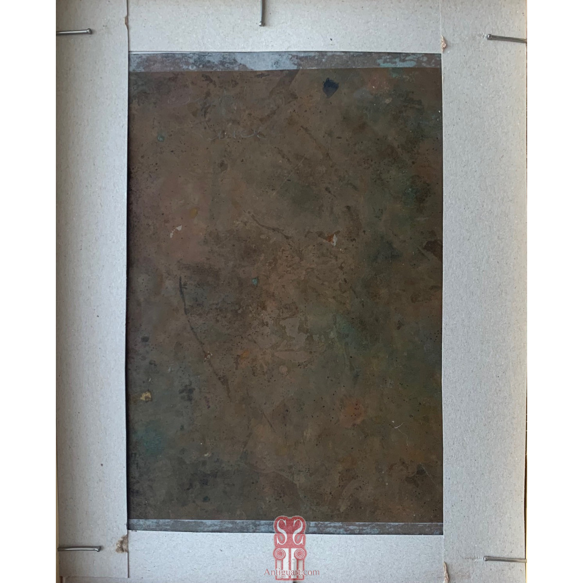 San Sebastián, óleo sobre cobre. Italia, Siglo XVII.