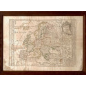 Mapa de Europa del Siglo XVIII.
