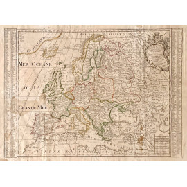 Mapa de Europa del Siglo XVIII. 2