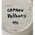 Plato de cerámica Roger Capron, Vallauris Francia, 1960 circa. 