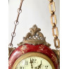 Reloj colgante de doble esfera de principios del Siglo XX.