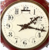 Reloj colgante de doble esfera de principios del Siglo XX.