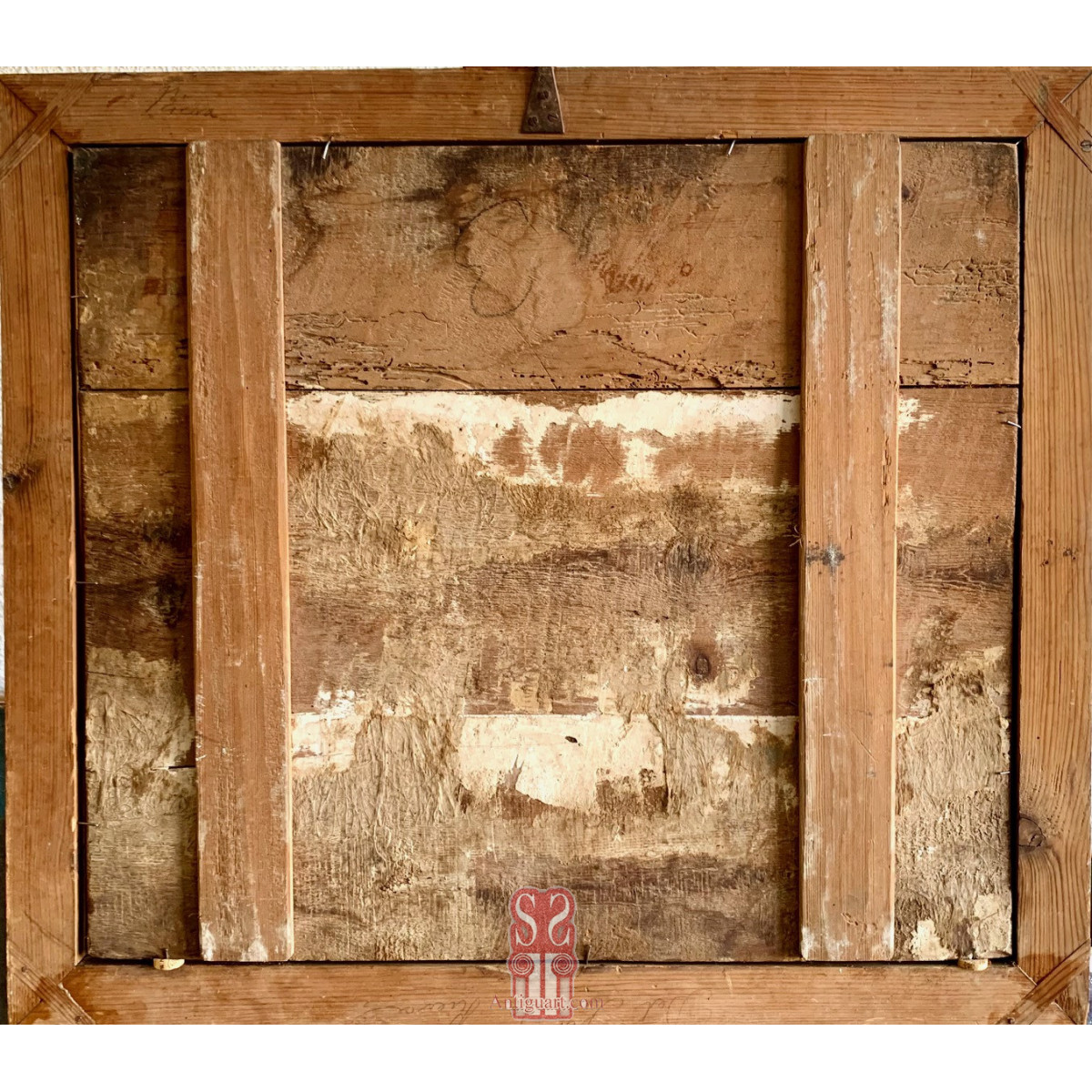 Santo Tomás de Aquino, óleo sobre tabla. Escuela valenciana de finales Siglo XVI principios Siglo XVII.