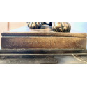 Reloj de sobremesa, escultura de bronce “Ariadna sobre la pantera”, firmada Jules Graux Marly. Segunda mitad del Siglo XIX.