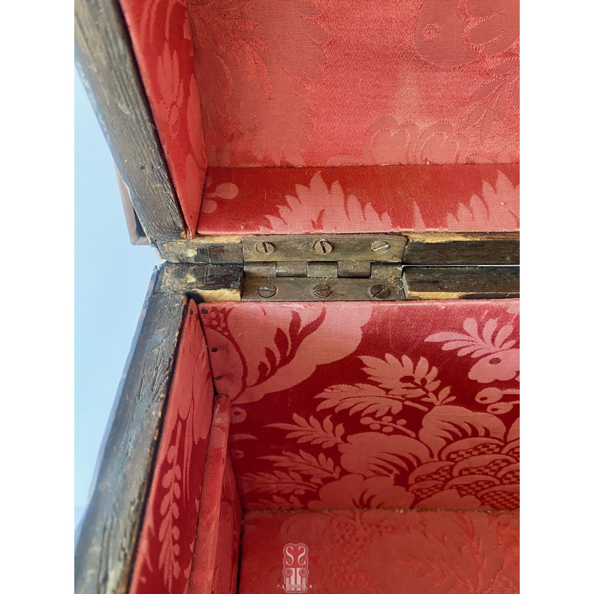 Arqueta baúl de mitad Siglo XIX, Inglaterra. 