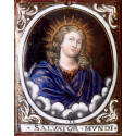 Salvator Mundi, Jaques Laudin, Limoges siglo XVII.