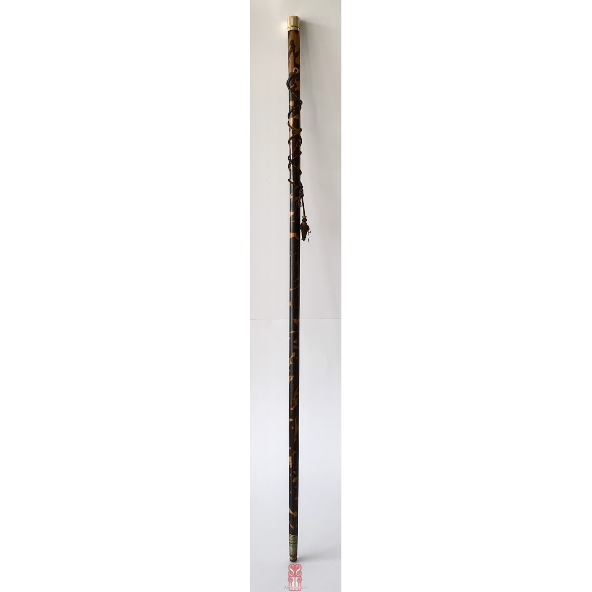 Bastón de mando de oro y carey, 1900 circa.
