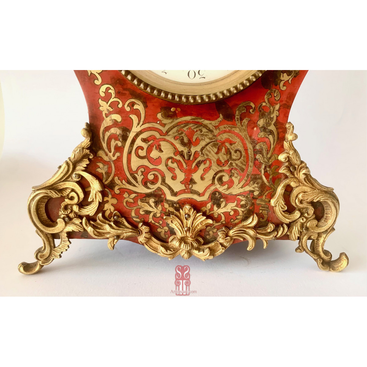 Orologio da tavolo boulle, XIX secolo, Francia.