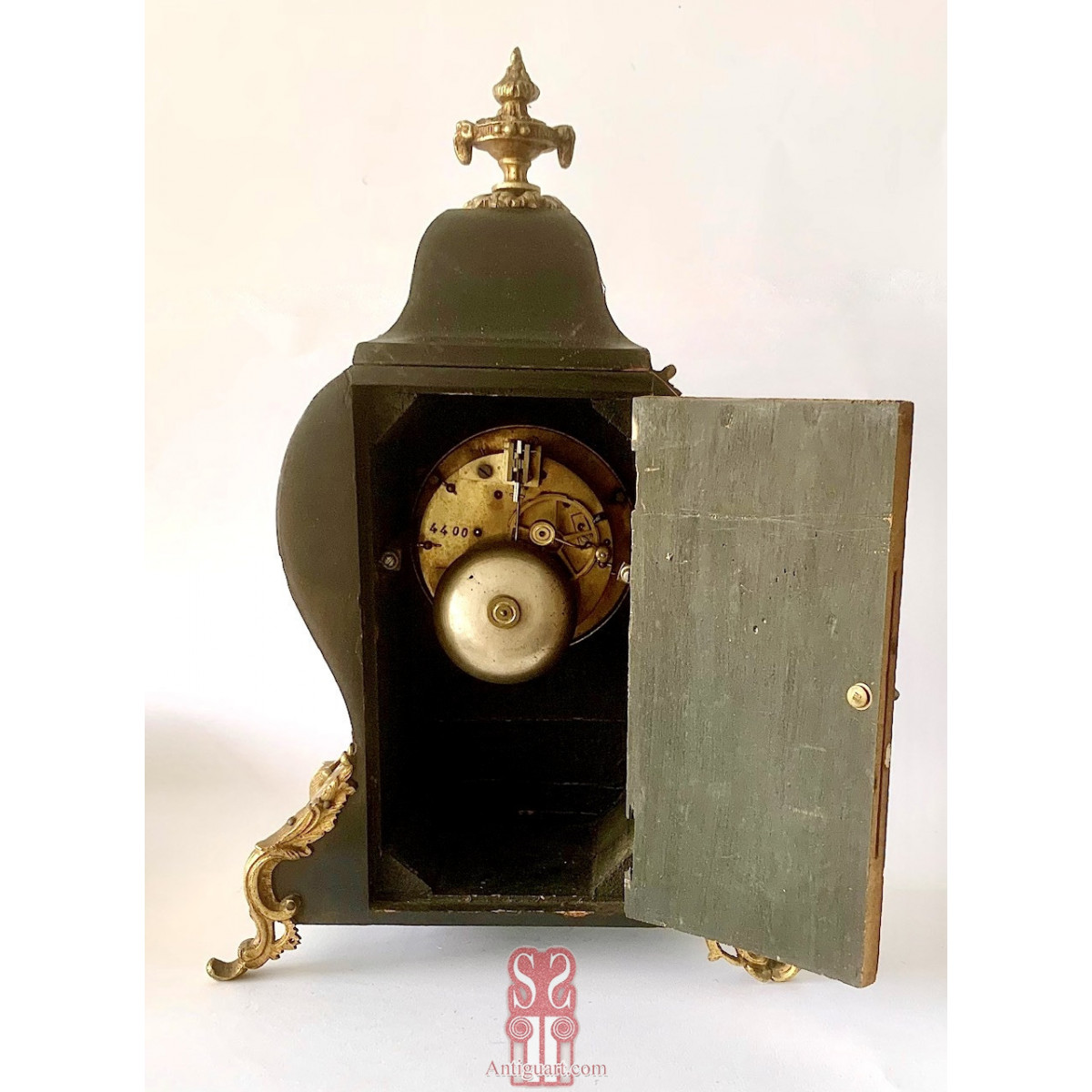 Orologio da tavolo boulle, XIX secolo, Francia.