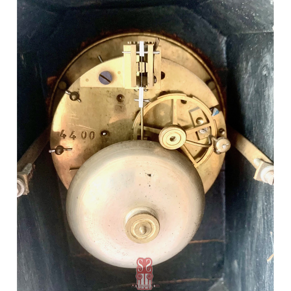 Orologio da tavolo boulle, XIX secolo, Francia.