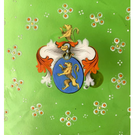 Plato de cristal Bohemio, del siglo XIX. 2