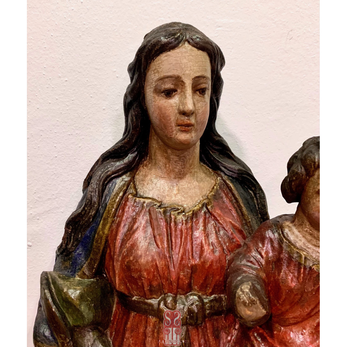 Virgen con el Niño del siglo XVII.