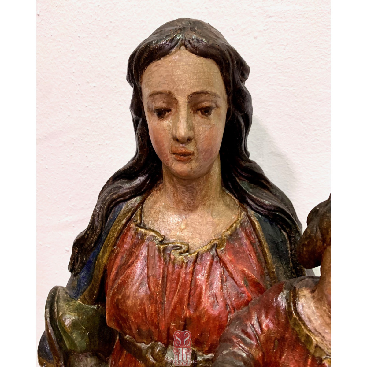 Virgen con el Niño del siglo XVII.