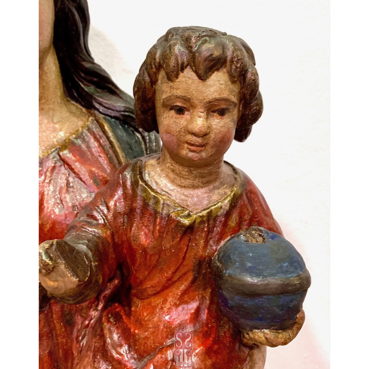 Virgen con el Niño del siglo XVII.