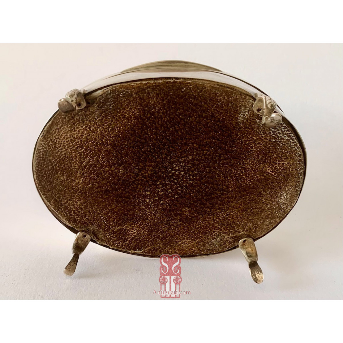 Joyero de plata y carey, Londres 1911, platero William Comyns & sons.