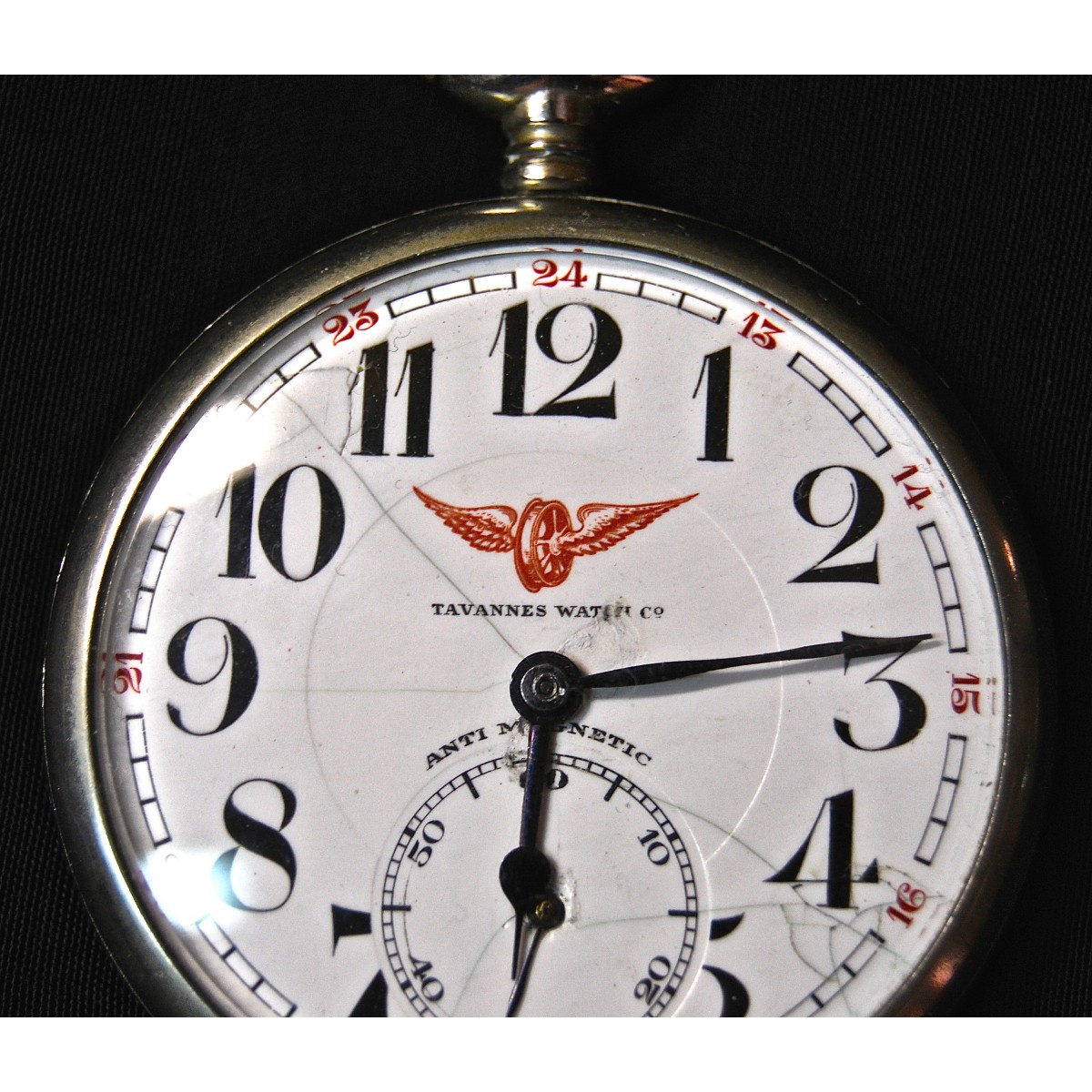 Reloj de bolsillo Tavannes, principio del siglo XX.