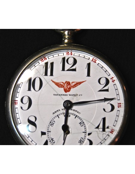 Reloj de bolsillo Tavannes, principio del siglo XX.