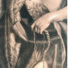 “David y Goliat”, dibujo al carboncillo, siglo XIX