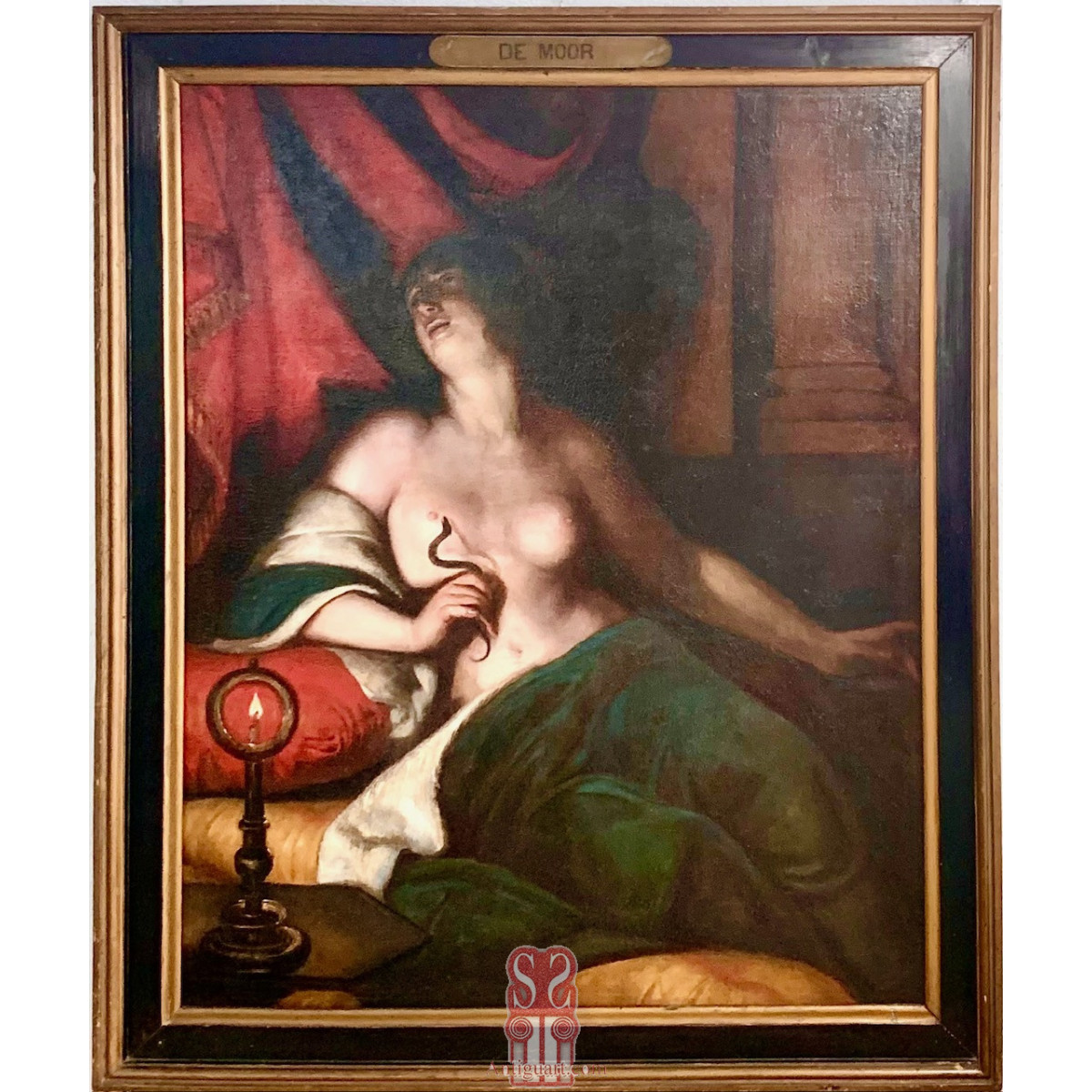  Dipinto olandese, olio su tela, del XVII secolo.