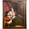  Dipinto olandese, olio su tela, del XVII secolo.