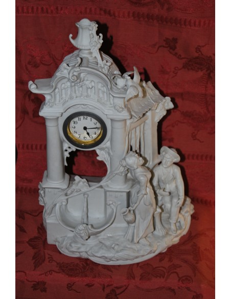 Reloj de biscuit francés de principio del siglo XX .