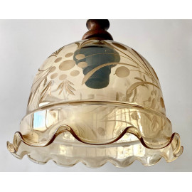 Pareja de lamparas de cristal 1925-1930. 2