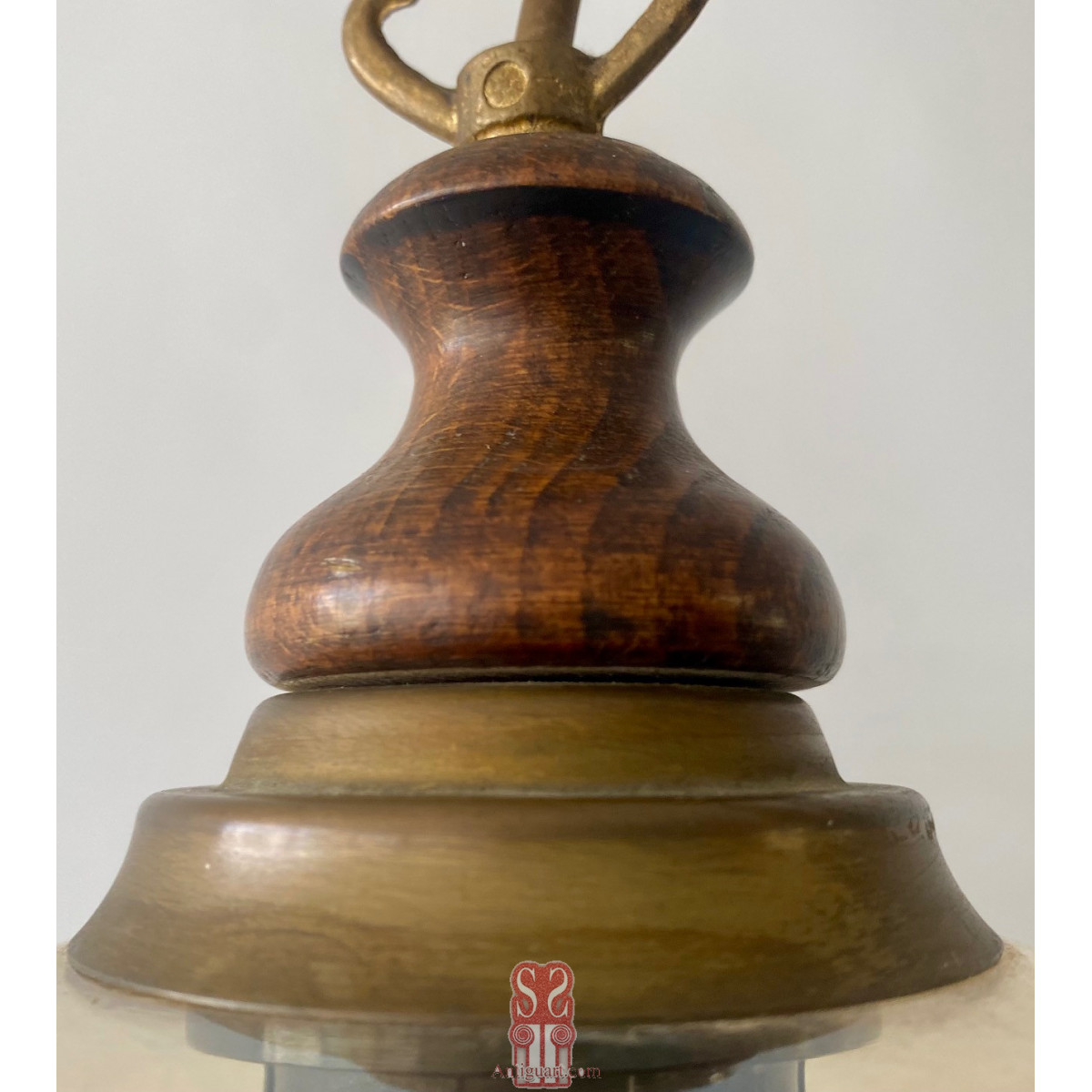 Pareja de lamparas de cristal 1925-1930.