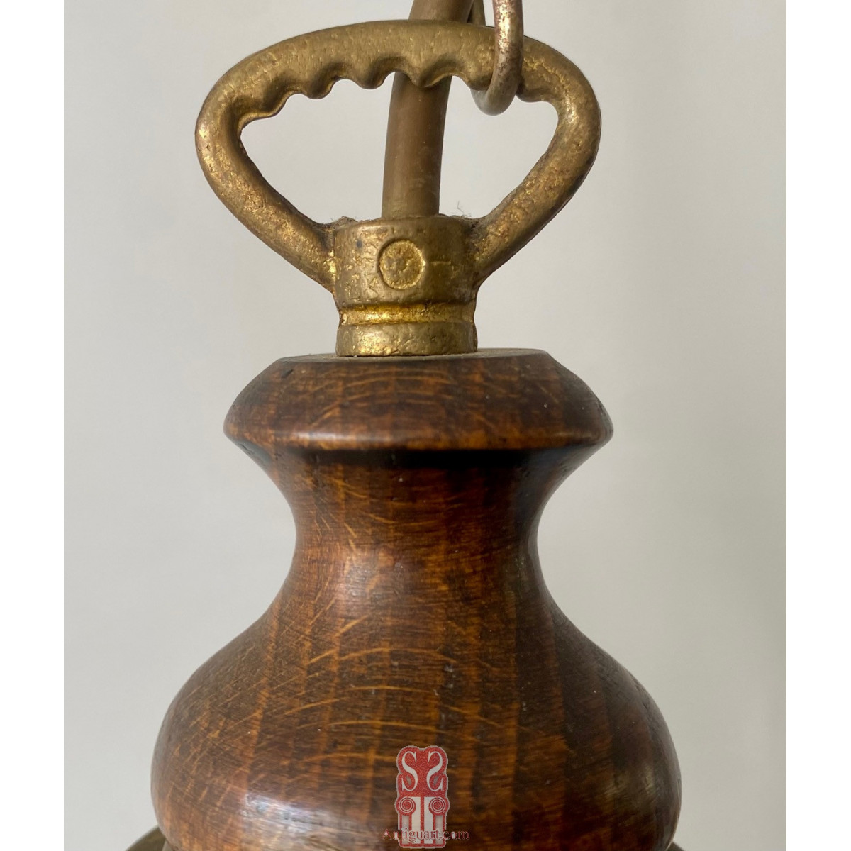 Pareja de lamparas de cristal 1925-1930.