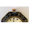 Reloj de bolsillo de plata esmaltada, 1920 circa.