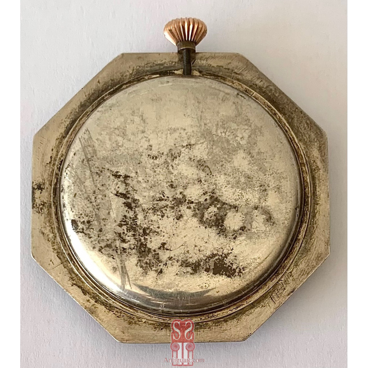 Orologio da tasca d’argento smaltato