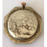 Reloj de bolsillo de plata esmaltada, 1920 circa.