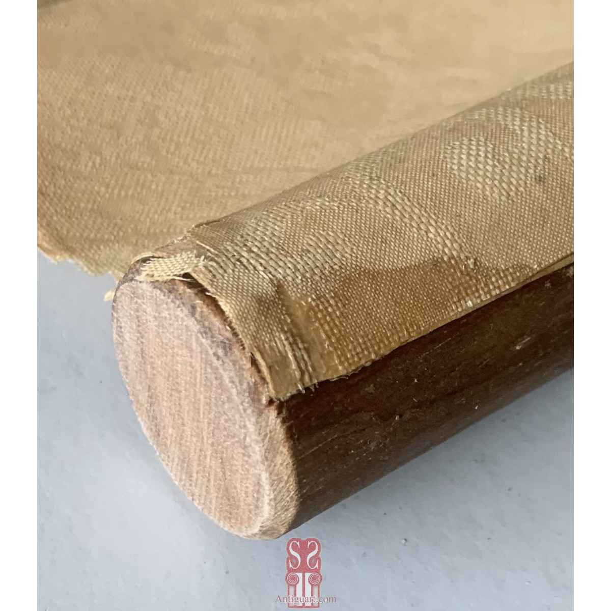 Pintura china, guardián del palacio, tempera sobre lienzo., finales siglo XIX.