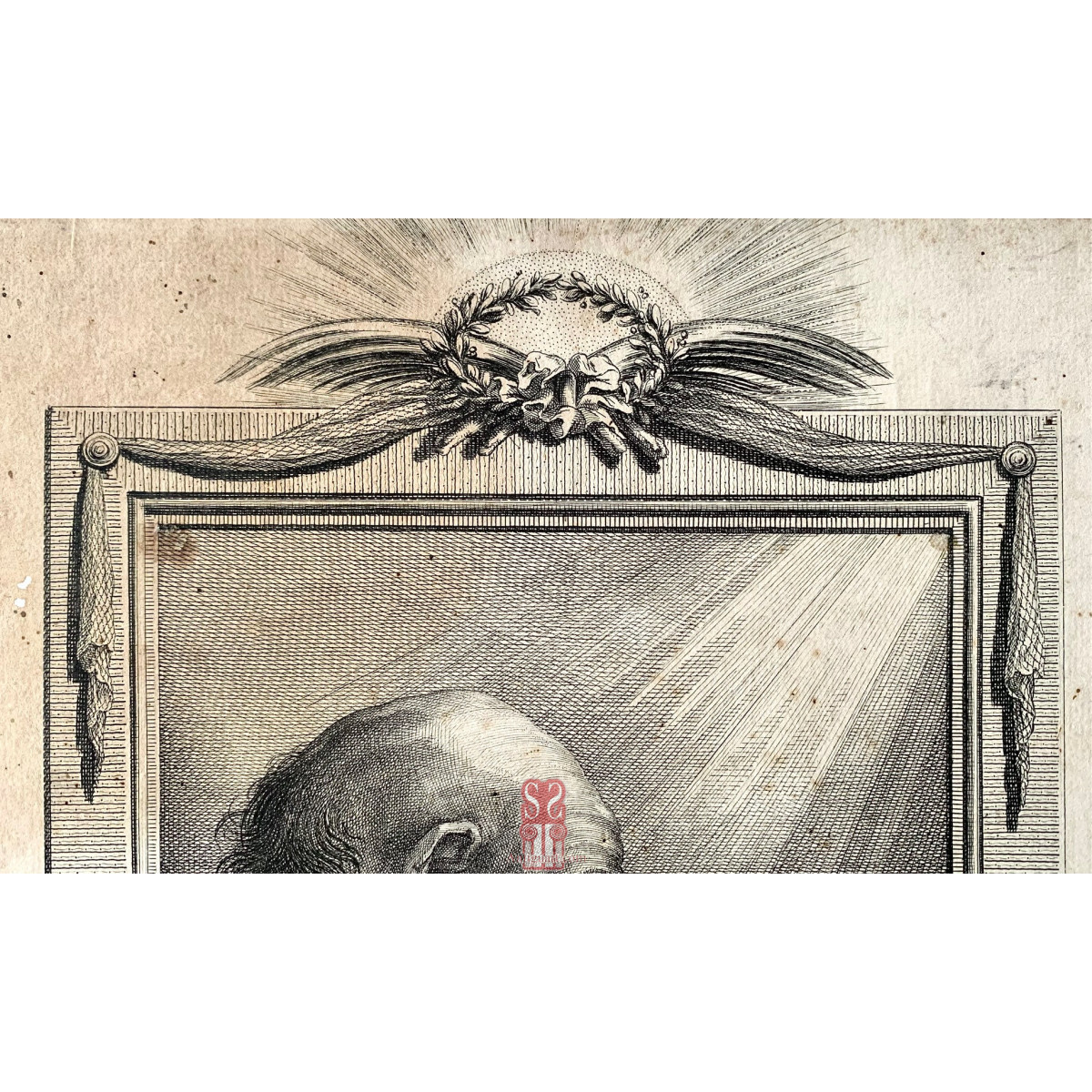 Antonio Salvador Carmona, grabado del siglo XVIII, “San Mateo apóstol”