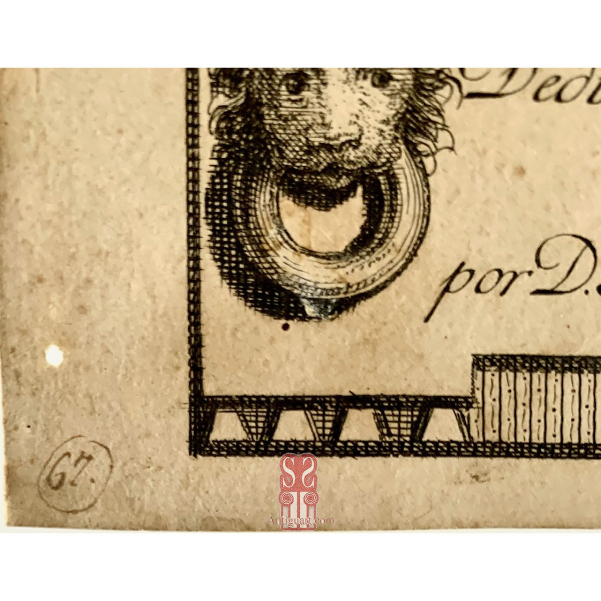 Antonio Salvador Carmona, grabado del siglo XVIII, “San Mateo apóstol”