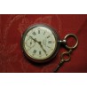 Reloj de bolsillo de plata, finales del siglo XIX.