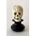Memento mori, carved bone 19th.