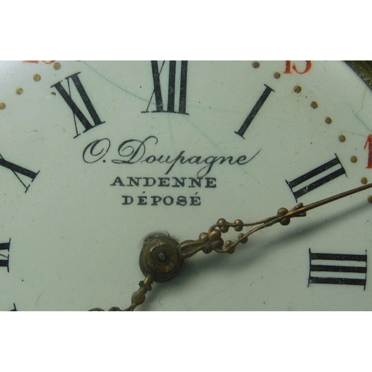 Reloj de bolsillo de plata, finales del siglo XIX.