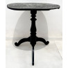 Mesa velador isabelina del siglo XIX, marquetería de nácar.